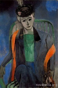 Retrato_de_la_mujer_del_artista_1913_Matisse_Hermitage_Rusia